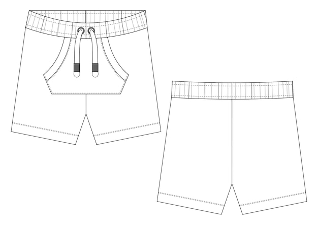 Vector baby shorts