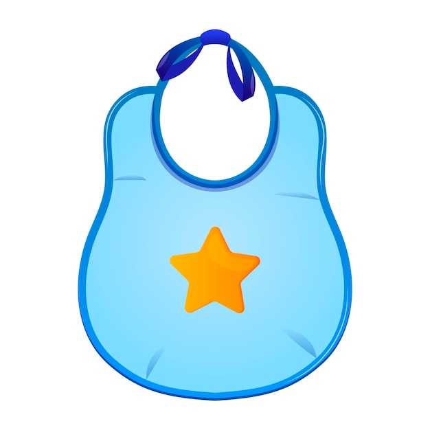 Baby shower blue bib it's a boy Gender reveal vector illustrations for invitations greeting cards