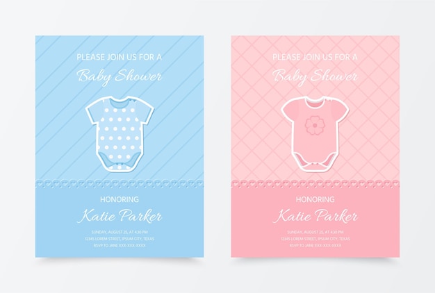 Baby shower card design vector illustration birthday template invite