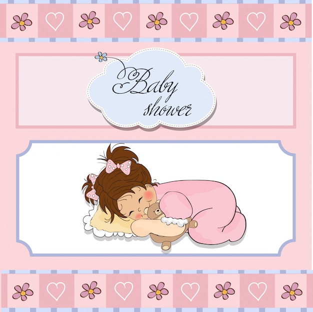 Baby shower card 