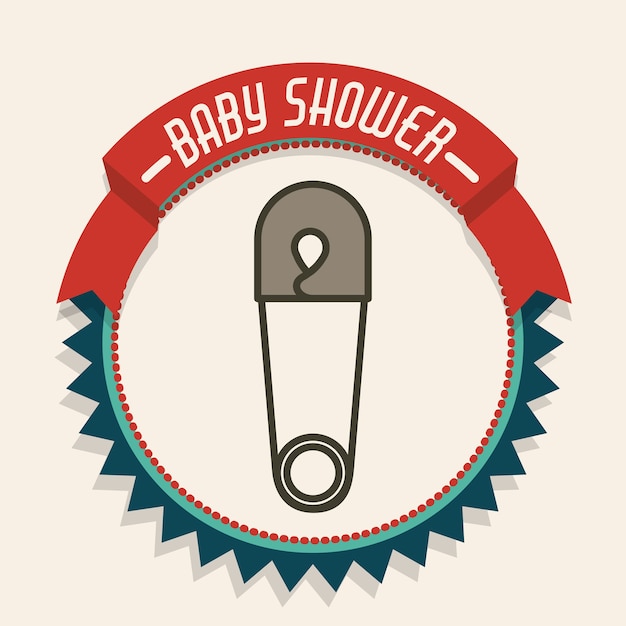 Baby shower digital design