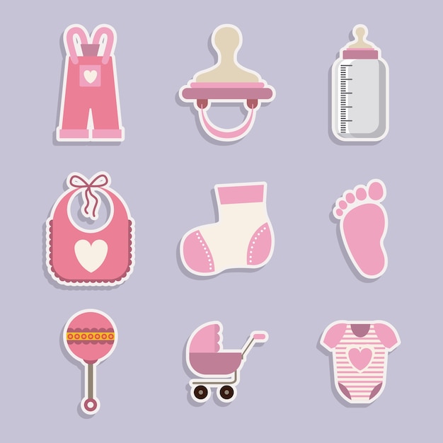 Design digitale baby shower