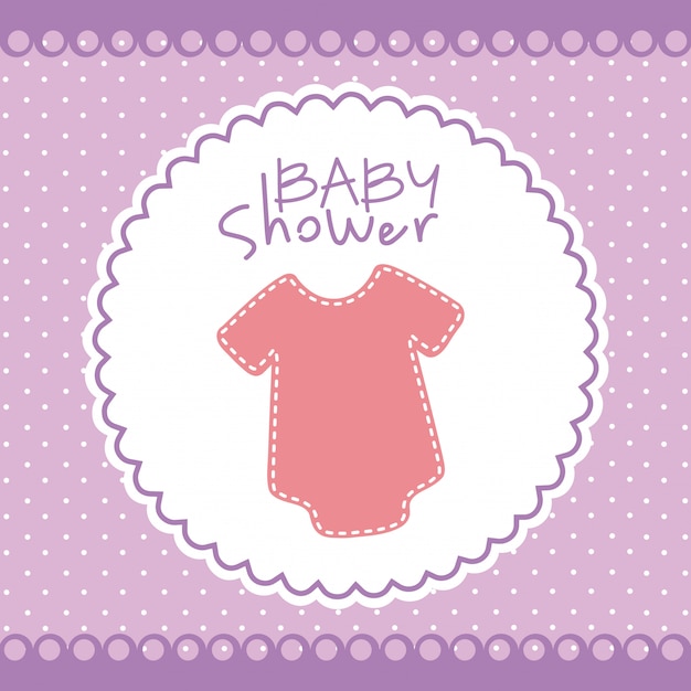 baby shower grafisch ontwerp vectorillustratie