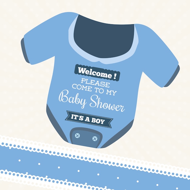 Baby card design biglietto d'invito