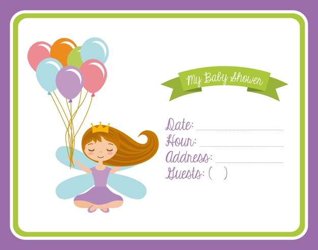 baby shower invitation card