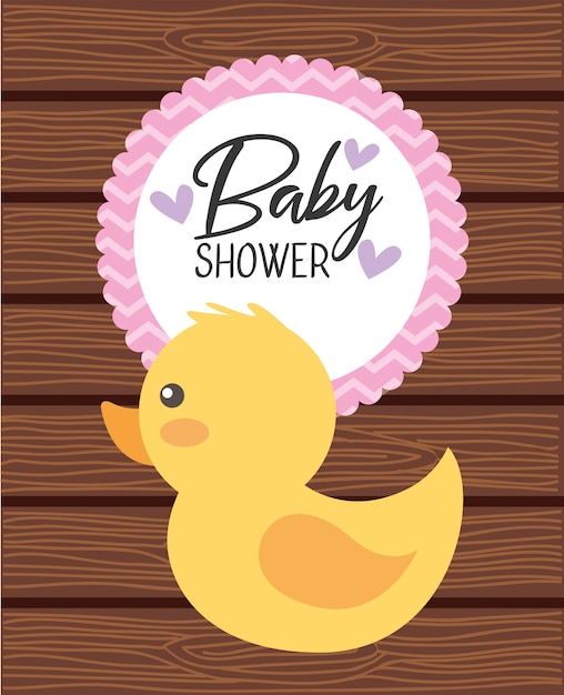 Baby shower invitation card