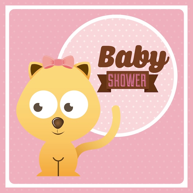 Baby shower ontwerp