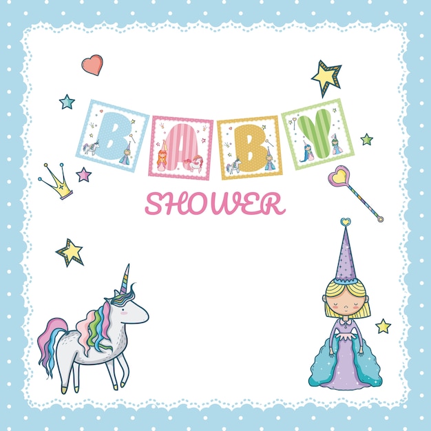 Baby shower principessa