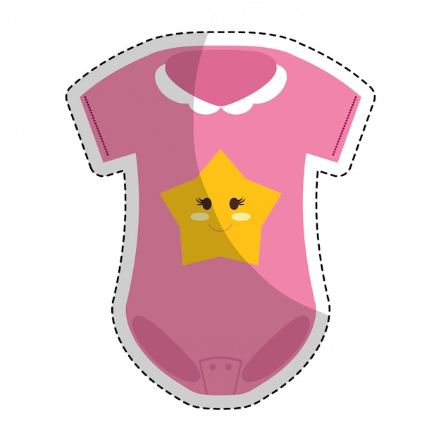 Vector baby shower related icon image