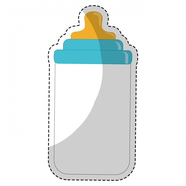 Vector baby shower related icon image