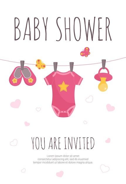 Baby shower uitnodiging