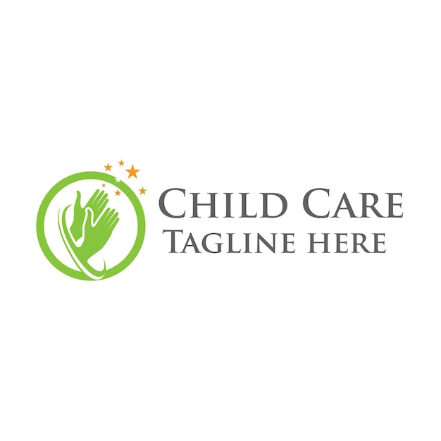 Baby sitting logo day care centre