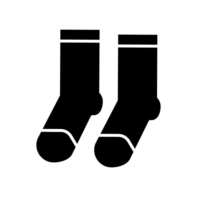 Vector baby sock icon vector on trendy design