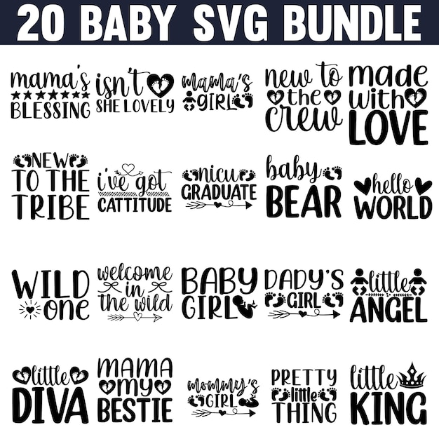 Baby SVG Bundle