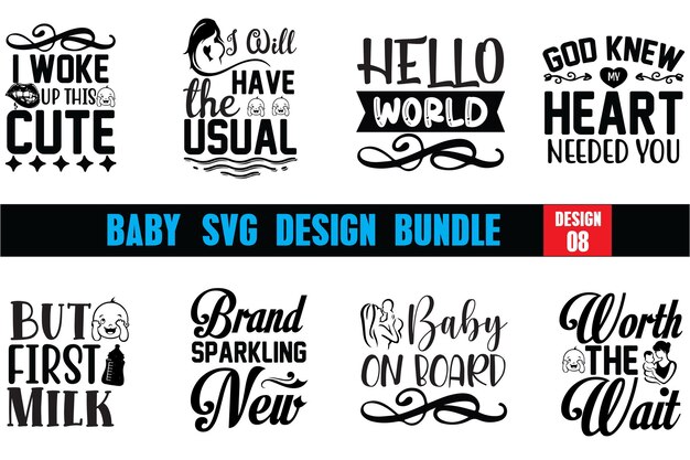 Baby svg design bundle