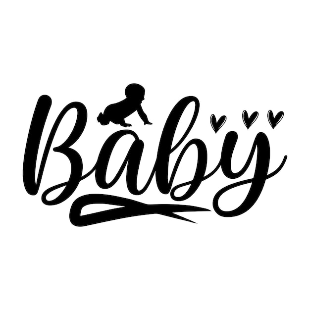 Vector baby-svg