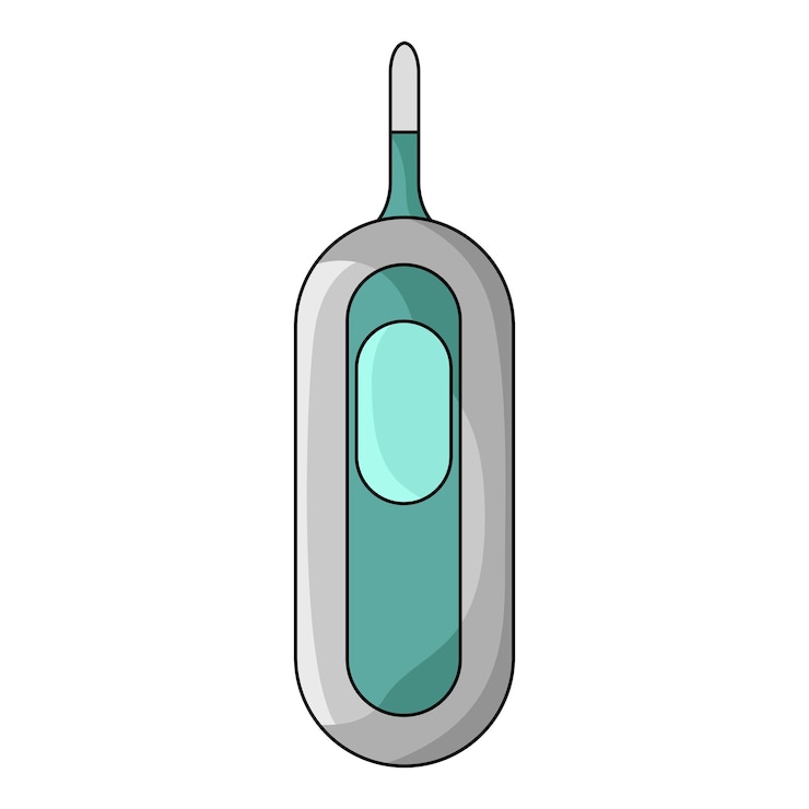 Vector baby thermometer
