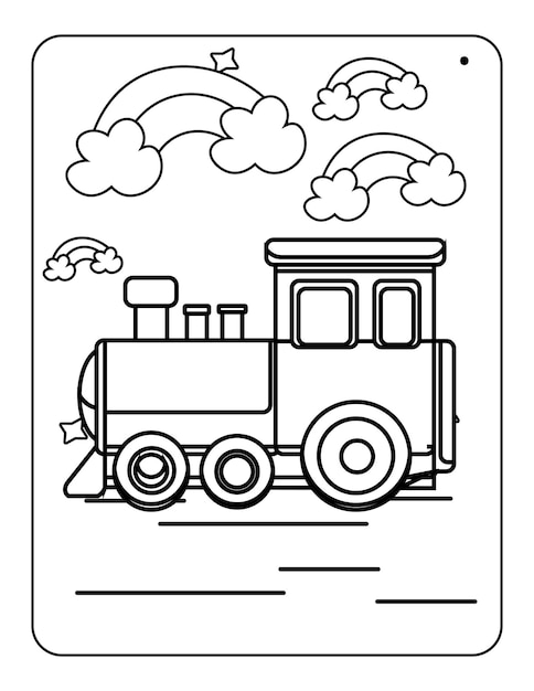 Baby toy illustration art baby toy coloring page design easy coloring page for kids coloring page