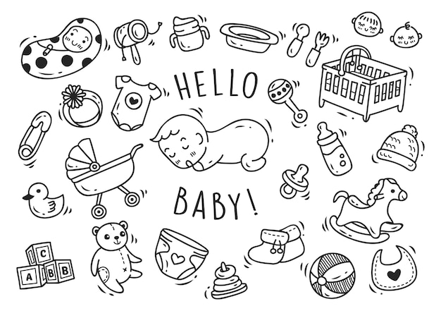 Baby toys and accessories doodle