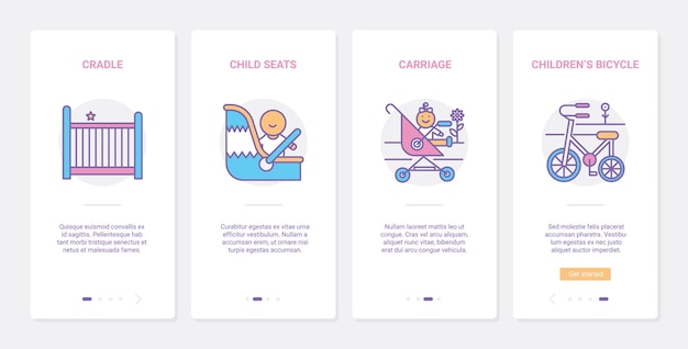 Baby transport accessory illustration