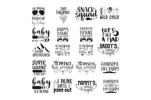 Baby Tshirt Design Bundle