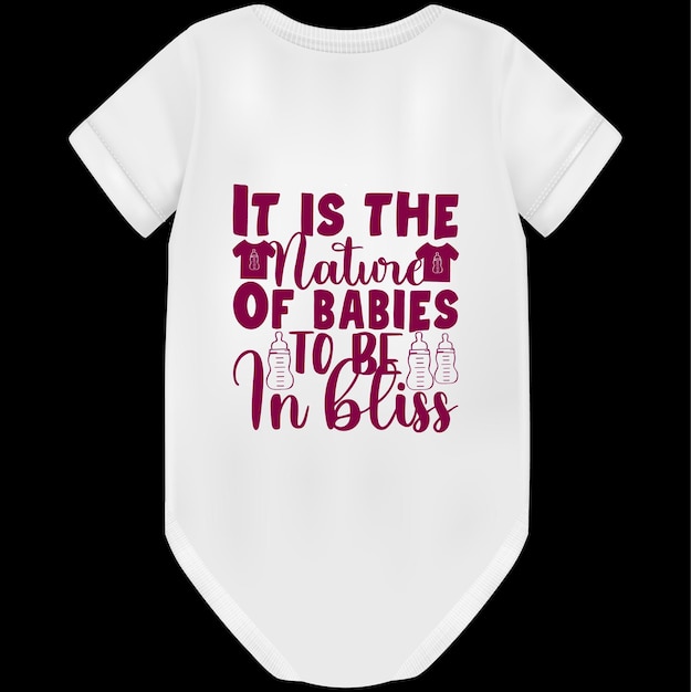 Vector baby tshirt design