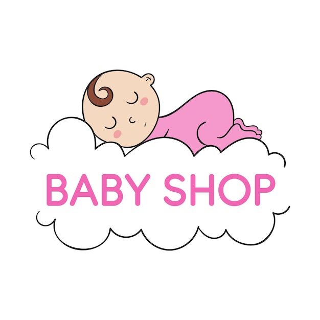 Baby winkel logo collectie