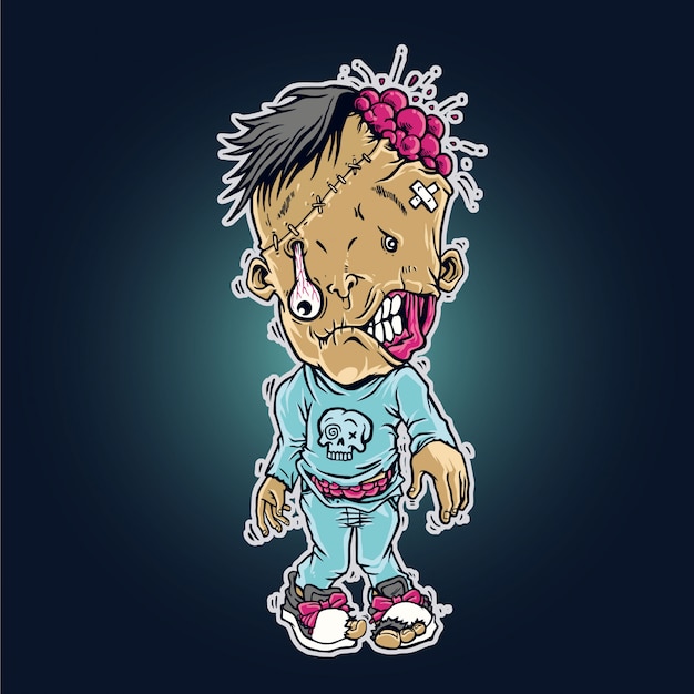 Vettore baby zombie