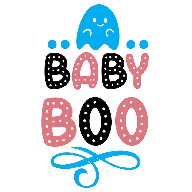 Babyboo-logo met een blauw en roze ontwerp