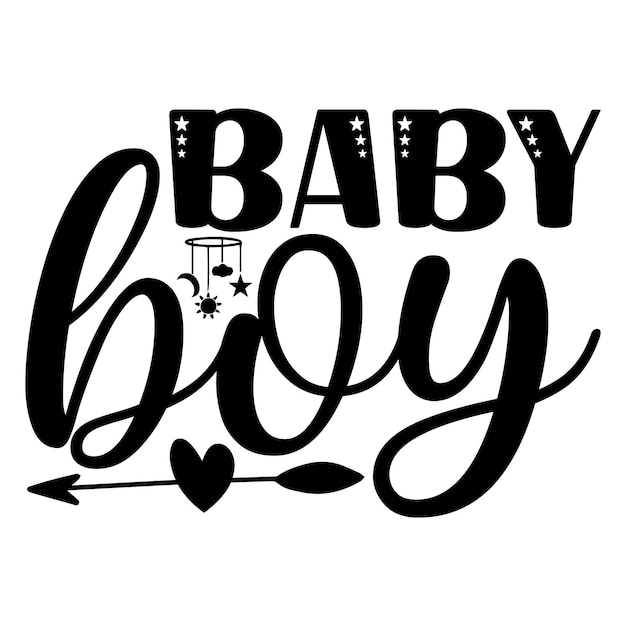 Vector babyjongen svg