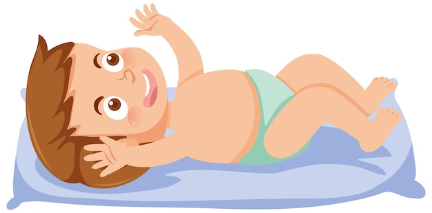 Babyjongen zonder kleren