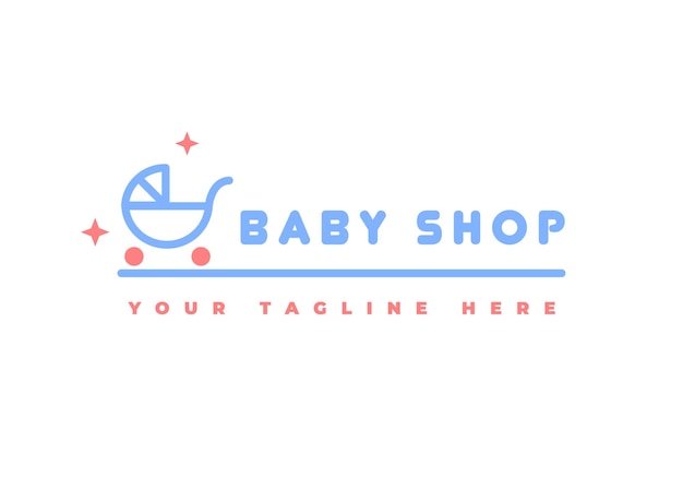 Babylogo, geschikt voor kinderwinkel.