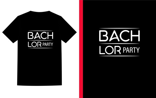 Bachelor party shirt design