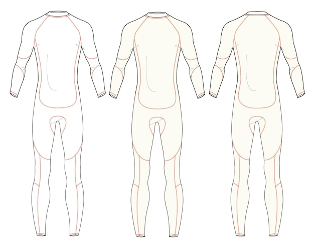 Задняя часть боди с передней и задней частью тела.
