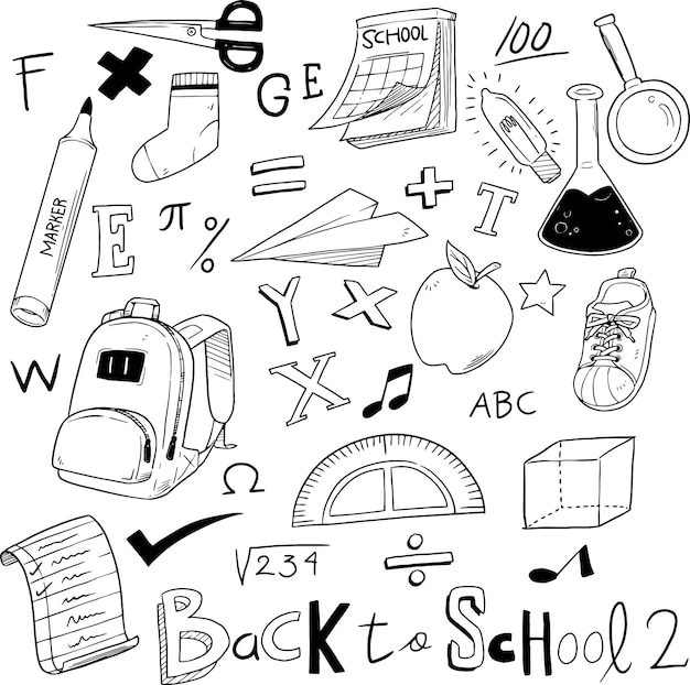 Vector back to school 2