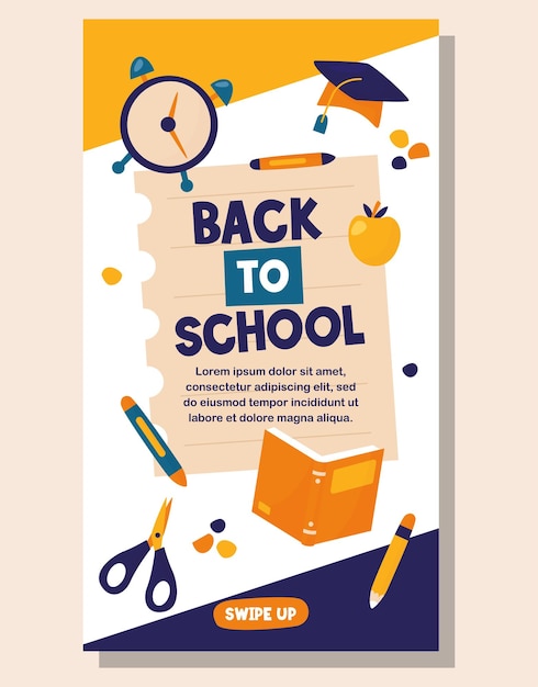 Vector back to school background vector