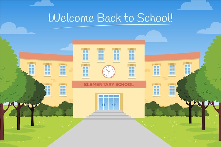 Vector 学校の背景に戻る