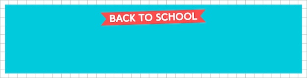 Back to school banner for party sale