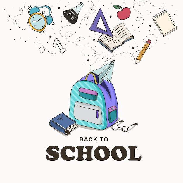 back to school banner template