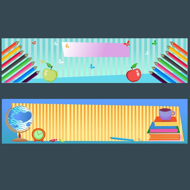 Шаблон Back to School Banner