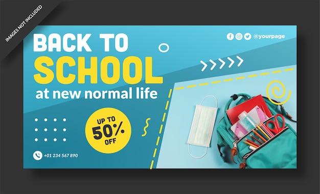 Back to school banner