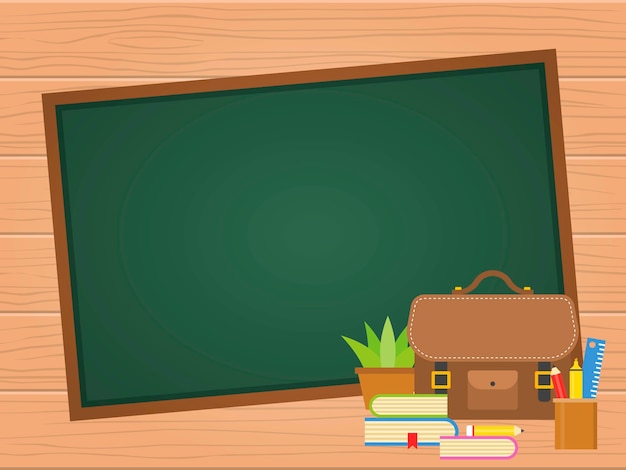 Back to school blackboard background