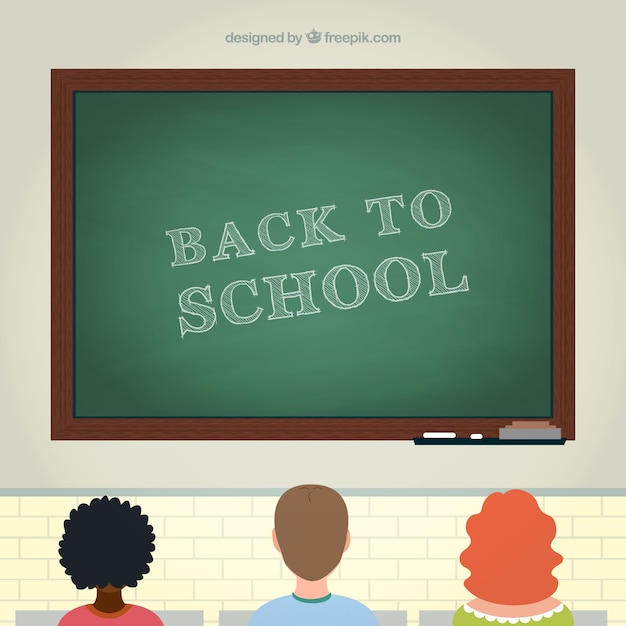 Back to school blackboard