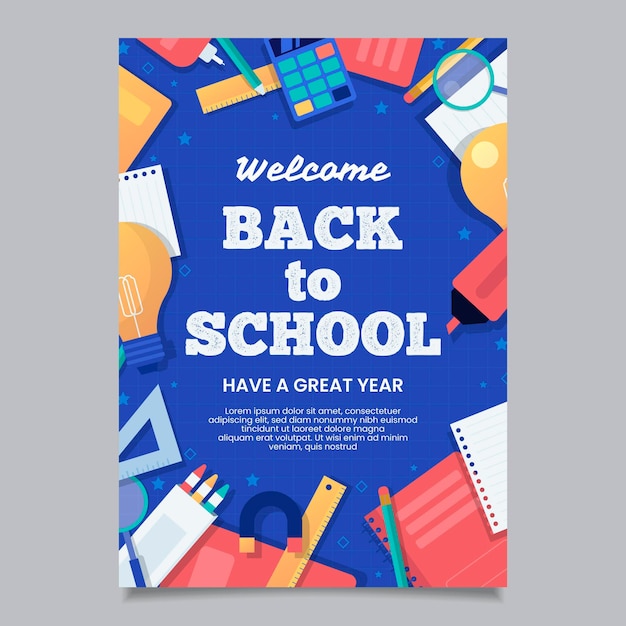 back to school card