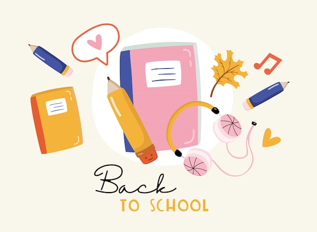 Back to school card.