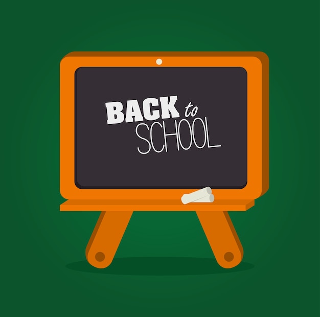 Vector back to school design