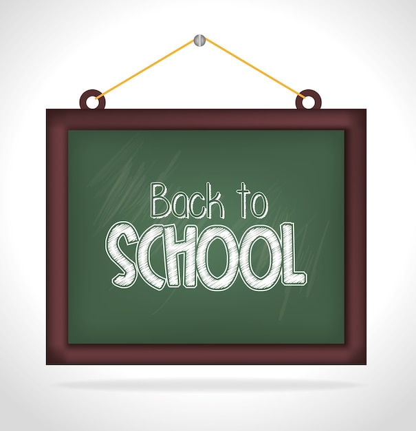 Vector back to school design.