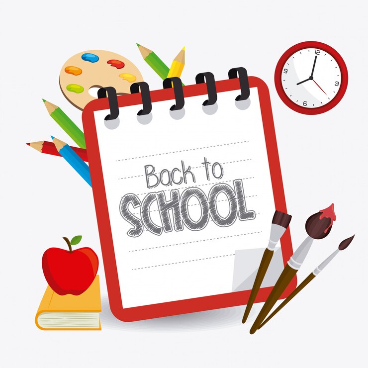 Vector back to school design.