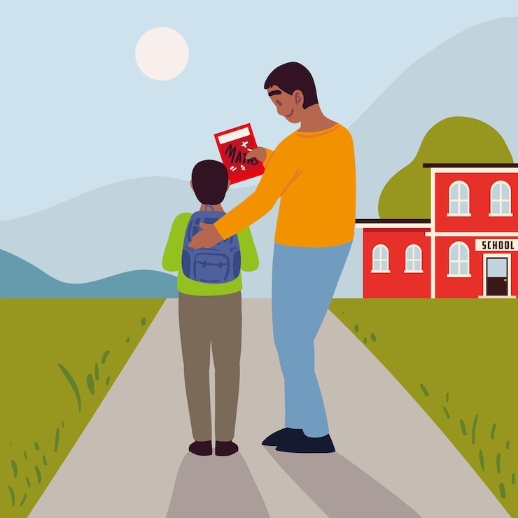 Vector back to school design