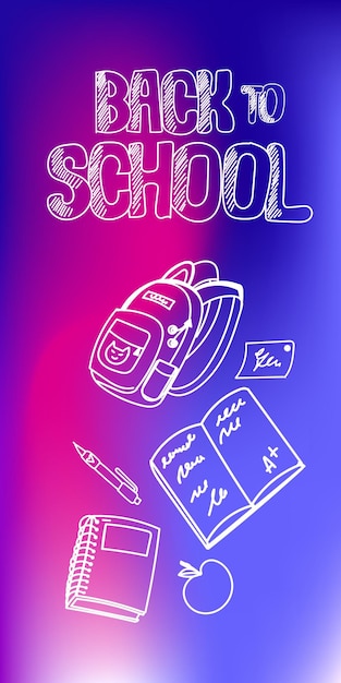 Back to School Doodle Banner